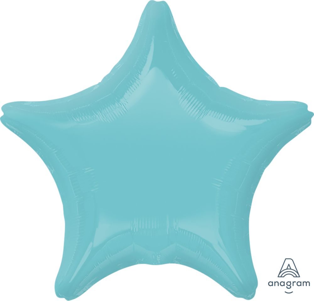 18" Robins Egg Blue Star (non-packaged) Balloon
