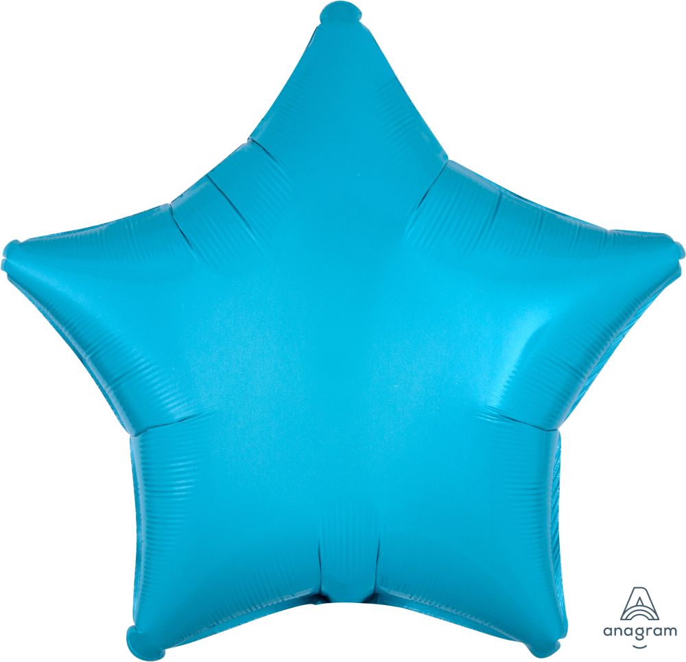 18" Caribbean Blue Star (non-packaged) Balloon