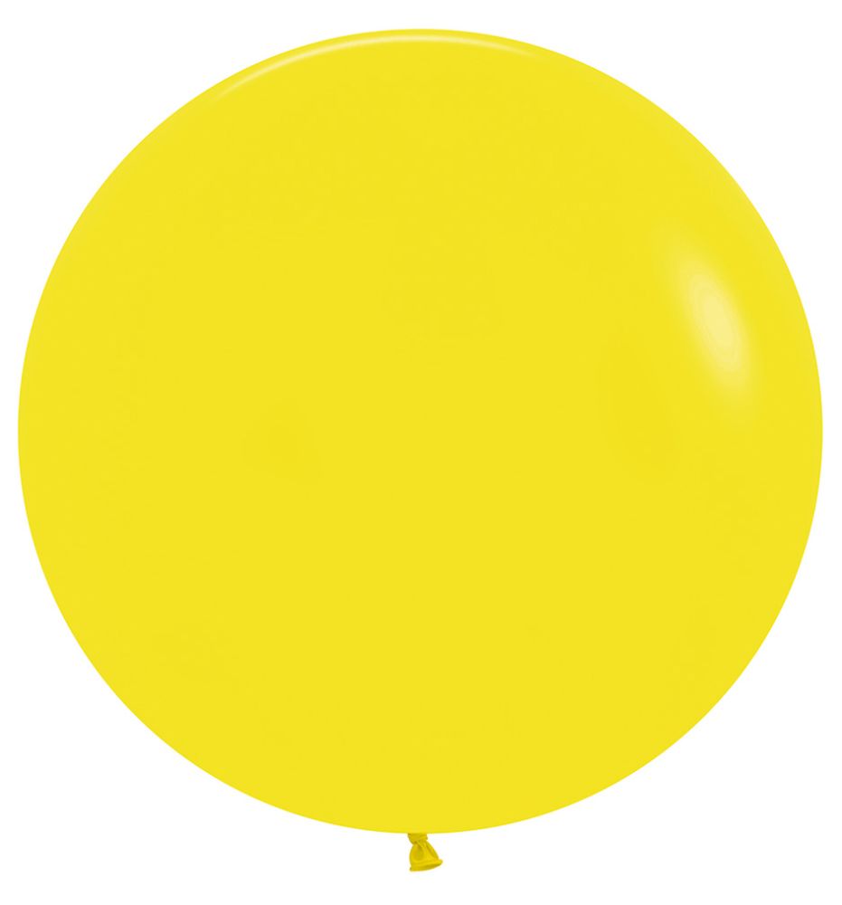 24" Fashion Yellow (10pcs) Sempertex Balloons