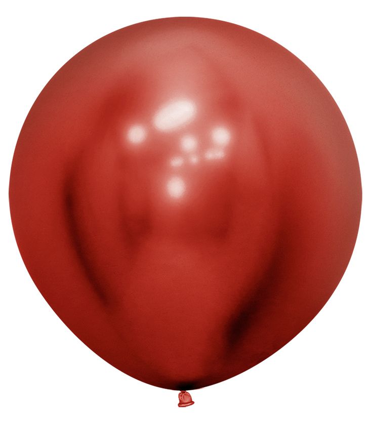 24" Reflex Crystal Red (10pcs) Sempertex Balloons