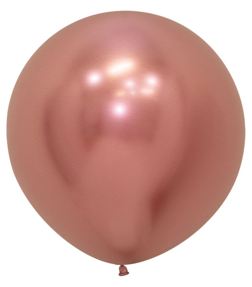 24" Reflex Rose Gold (10pcs) Sempertex Balloons