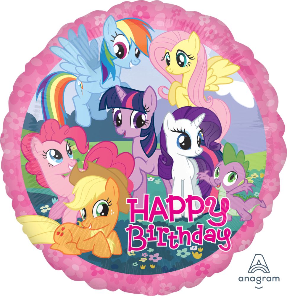 18" My Little Pony Birthday Balloon