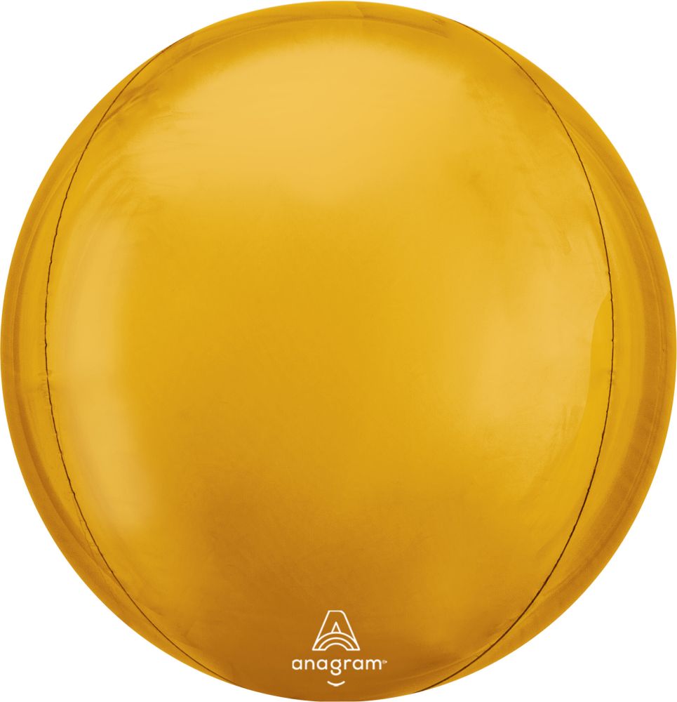 Orbz 16" Gold Balloon