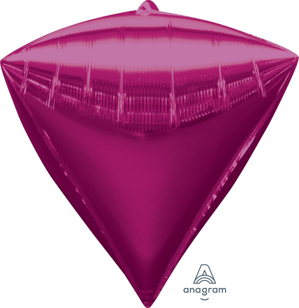 Diamondz 17" Bright Pink Balloon