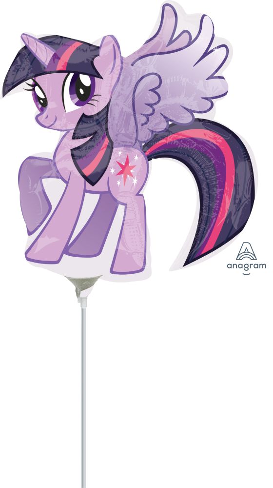 Mini Shape My Little Pony Shape Balloon (Inflated with Cup and Stick)