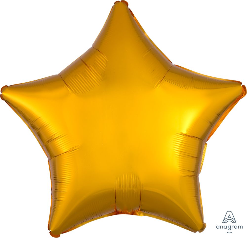 18" Metallic Gold Star (non-packaged) Balloon
