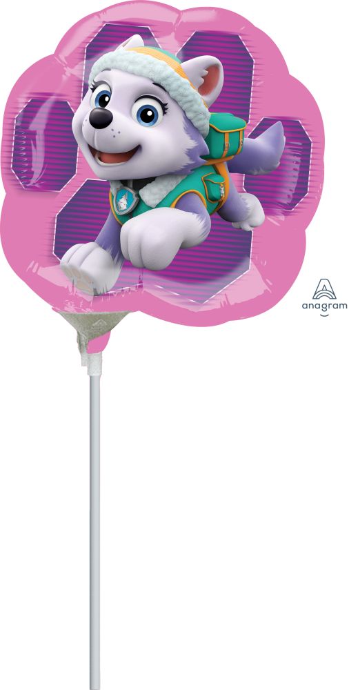 Mini Shape Paw Patrol - Skye & Everest Balloon (Inflated with Cup and Stick)