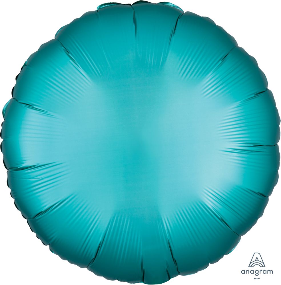 18" Satin Luxe Jade Circle (non-packaged) Balloon