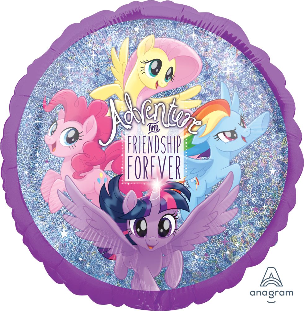 18" Holographic My Little Pony Friendship Adventure Balloon