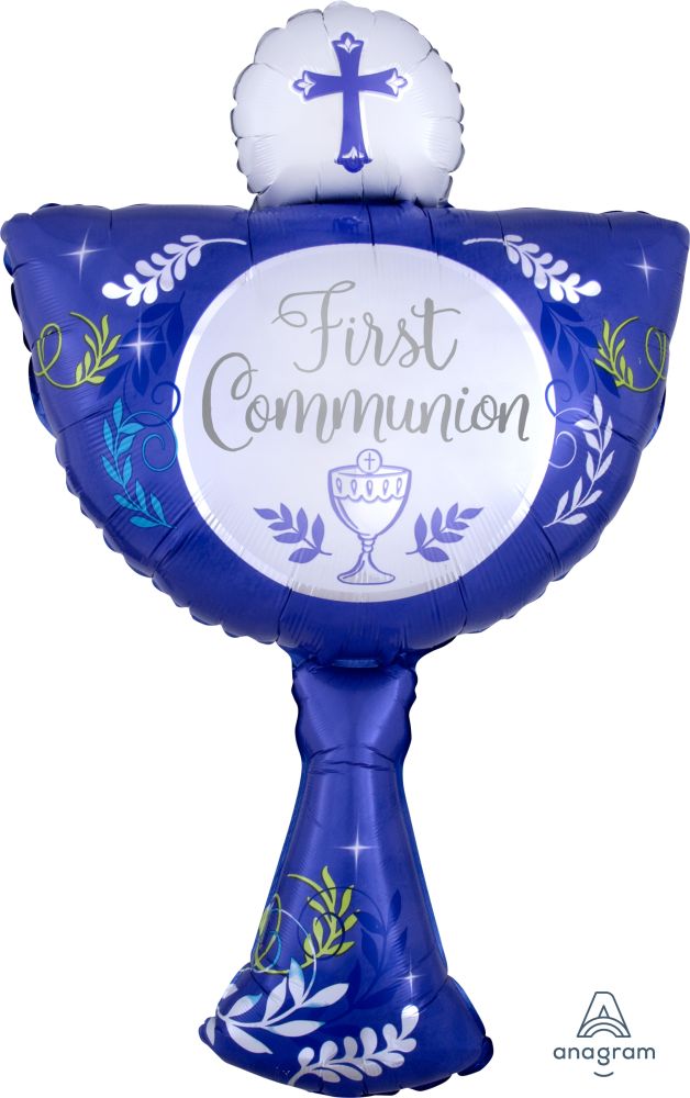 SuperShape Communion Day Boy Balloon