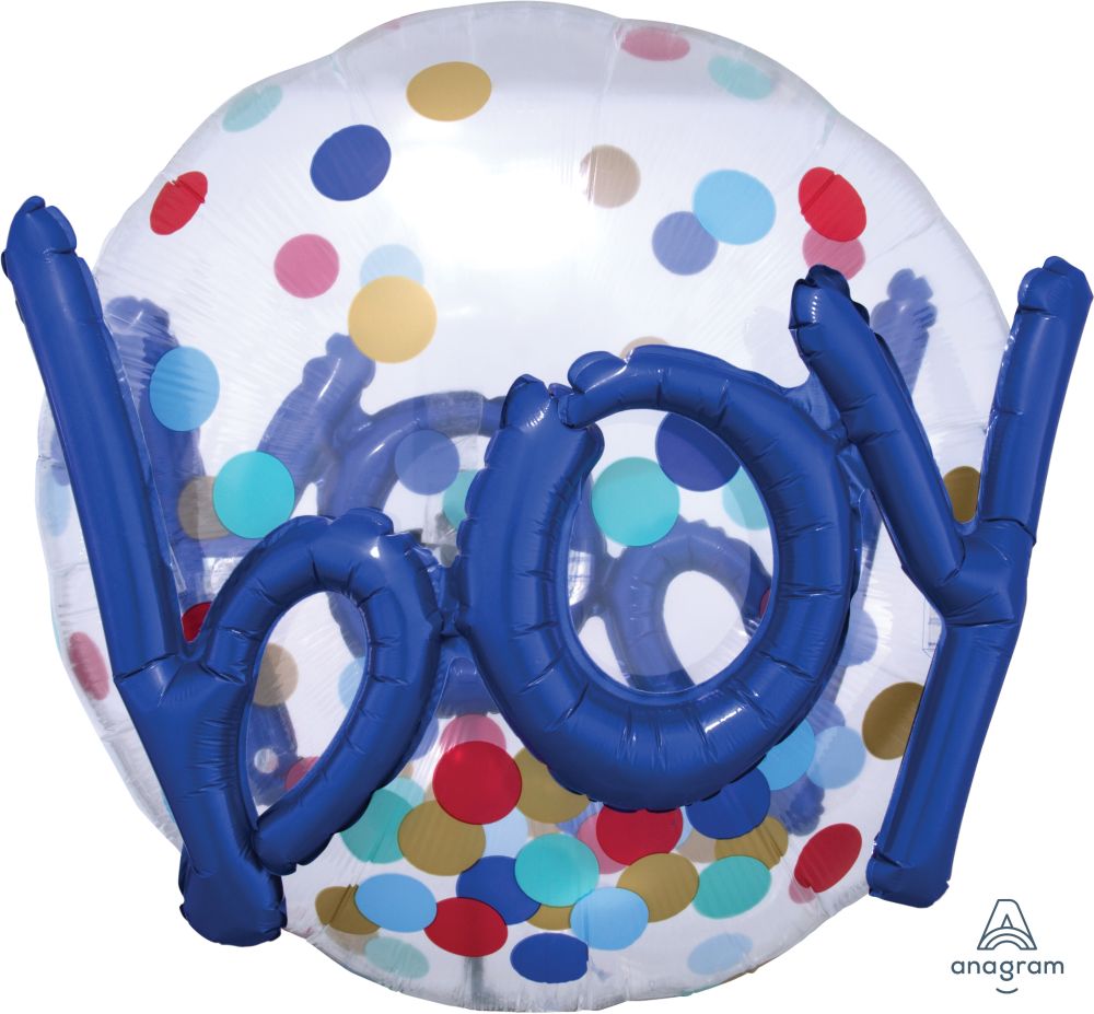 Multi-Balloon It's A Boy Confetti Dots