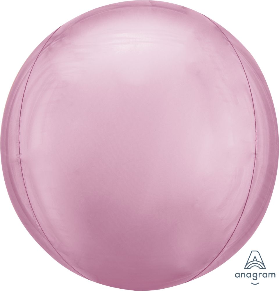 Orbz 16" Pastel Pink Balloon