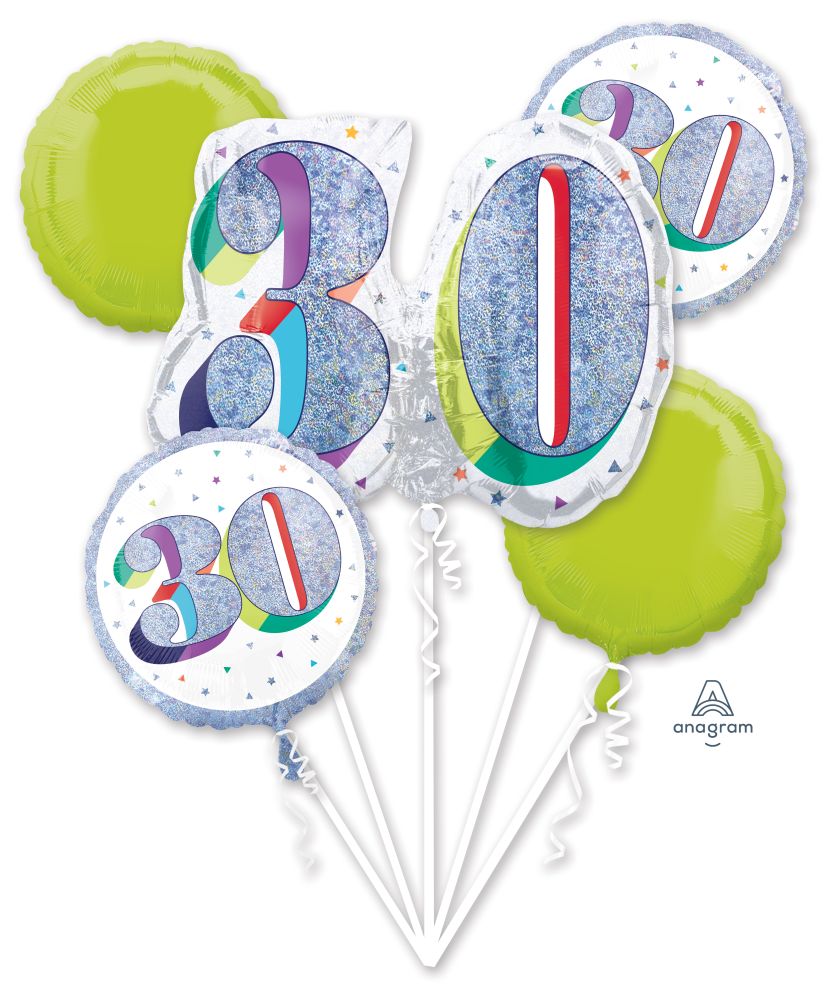 Balloon Bouquet Here's to Your Birthday 30