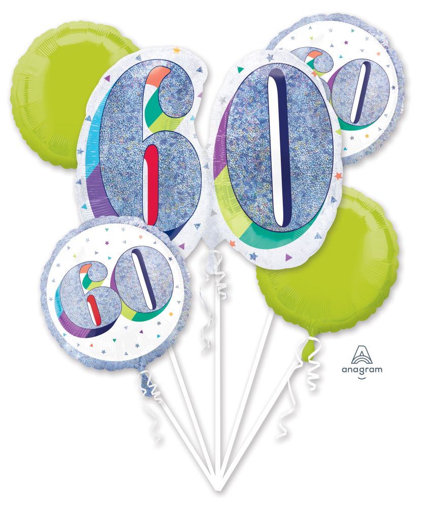 Balloon Bouquet Here's to Your Birthday 60