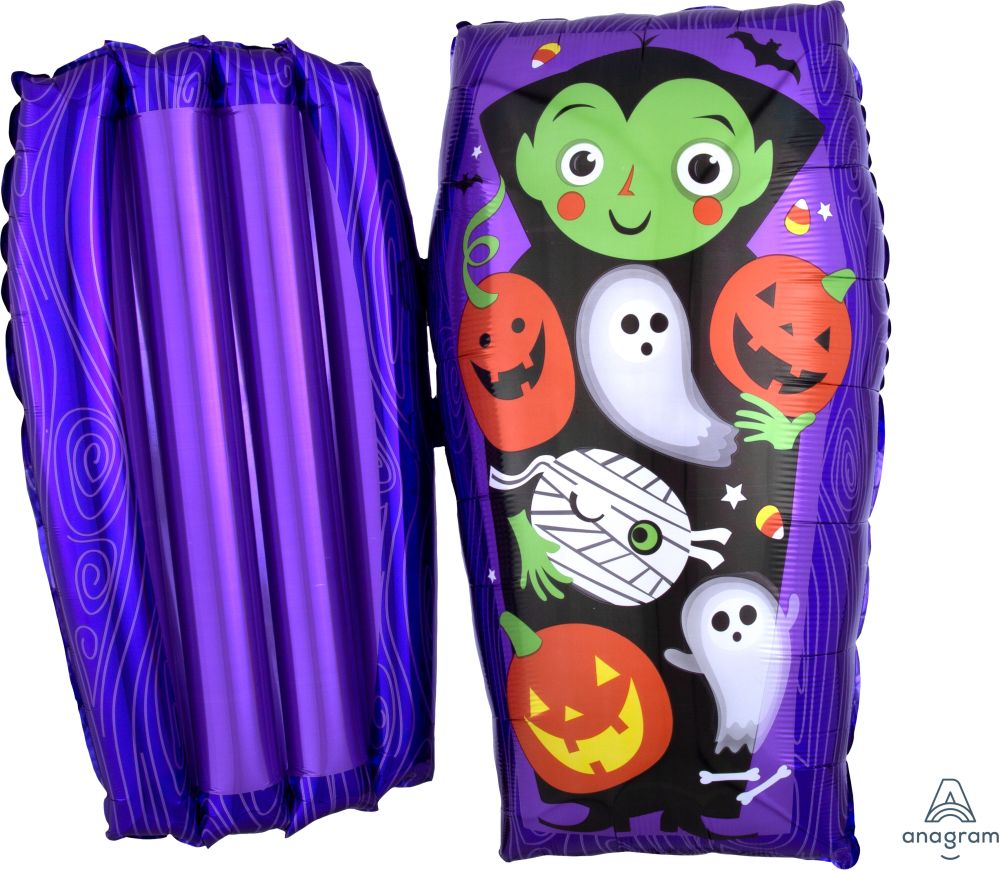 Multi-Balloon Open Coffin