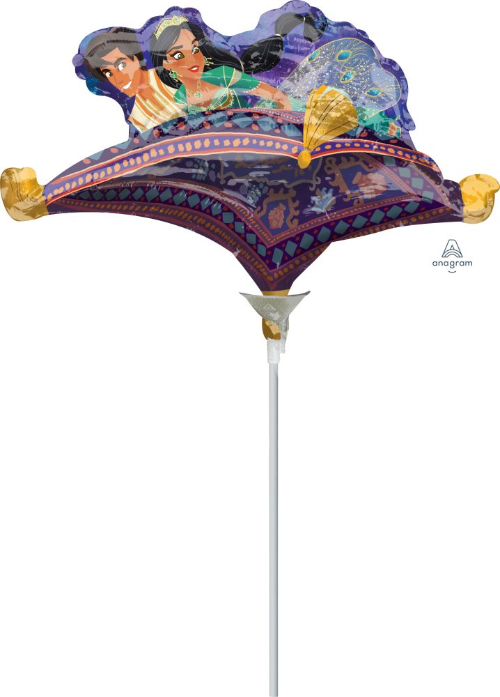 MiniShape Aladdin Balloon (Inflated with Cup and Stick)
