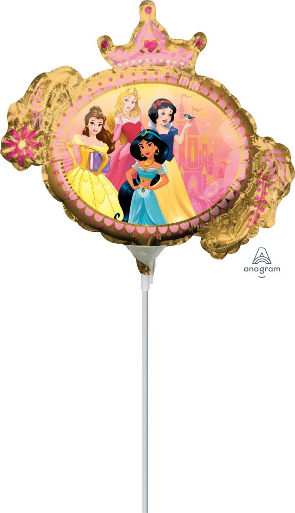 MiniShape Princess Once Upon A Time Balloon (Inflated with Cup and Stick)
