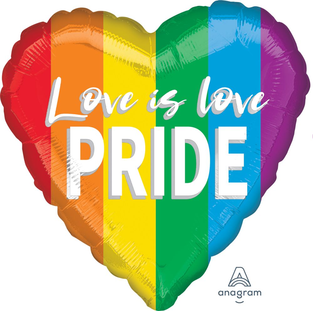 18" Love is Love Pride Balloon