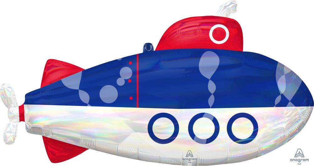 SuperShape Iridescent Submarine Balloon