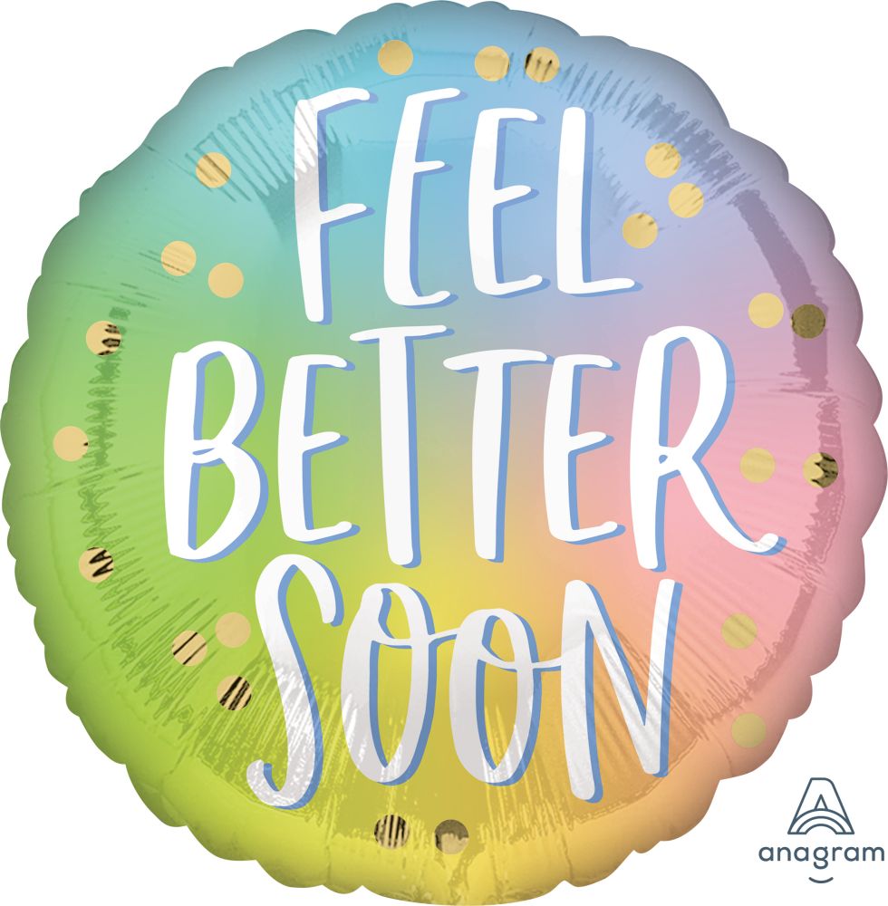 Jumbo Feel Better Ombre Balloon