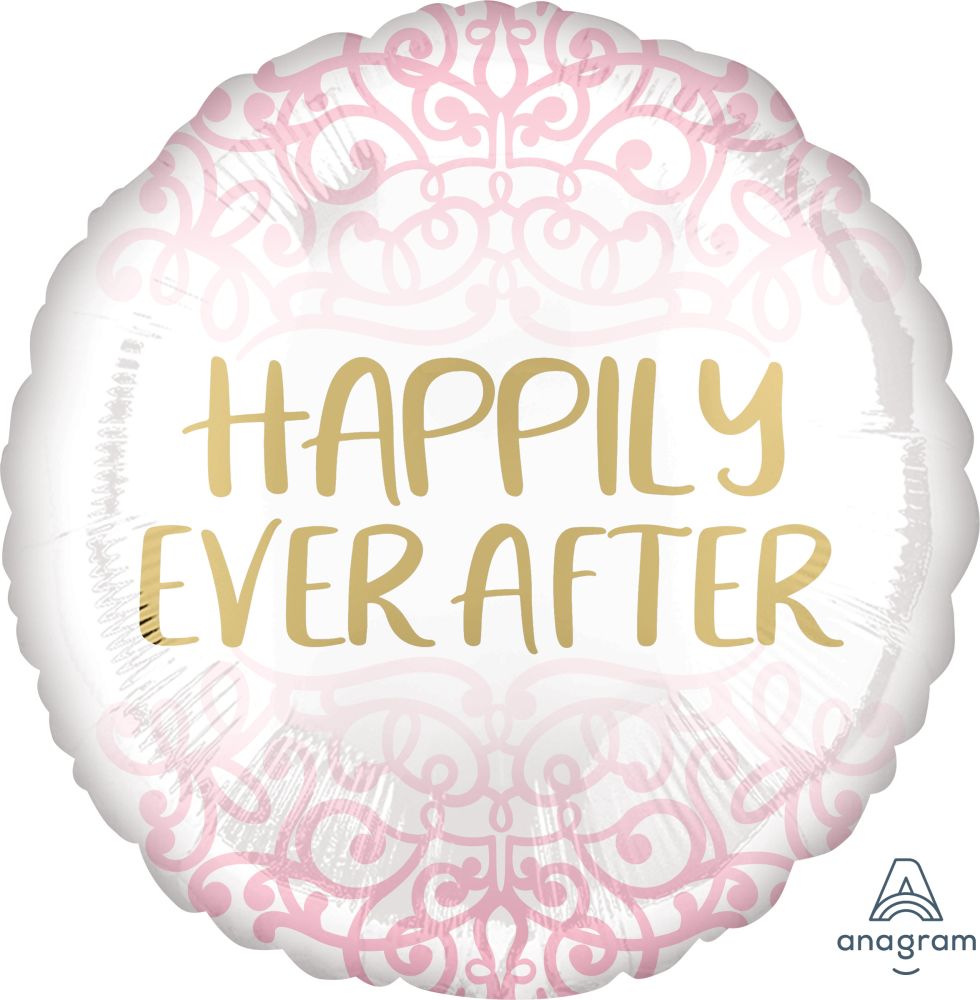 18" Happily Ever After Flourish Balloon