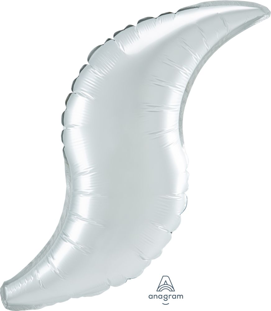 Curve 28" Satin White Balloon