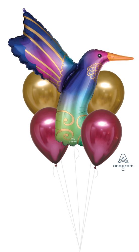 Balloon Bouquet Satin Hummingbird