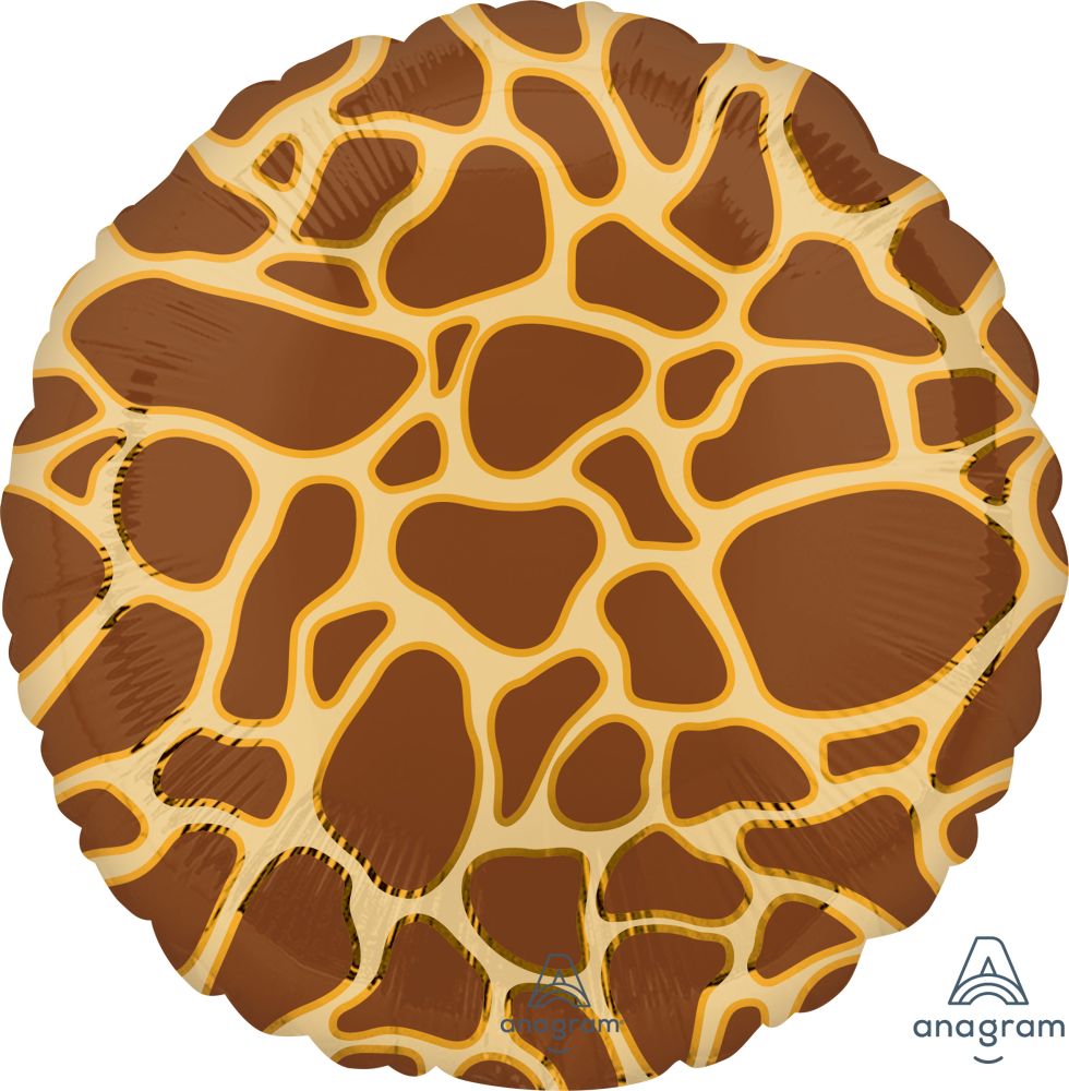 18" Giraffe Print (non-packaged) Balloon