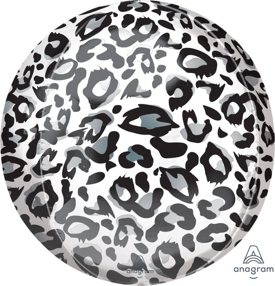 Orbz 16" Snow Leopard Print Balloon