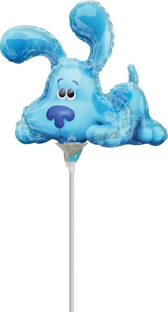 Mini Shape Blues Clues Balloon (Inflated with Cup and Stick)