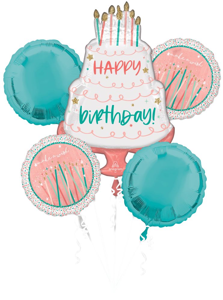 Balloon Bouquet Happy Cake Day