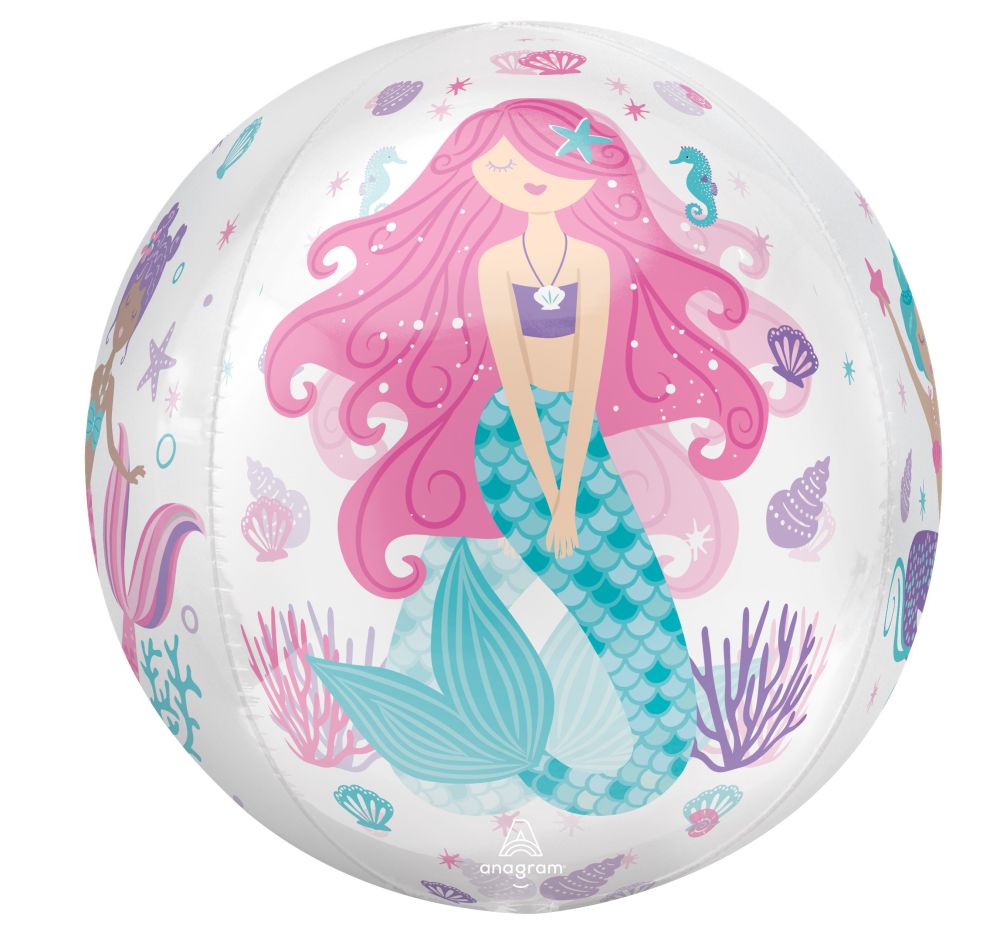 Orbz Shimmering Mermaid Balloon