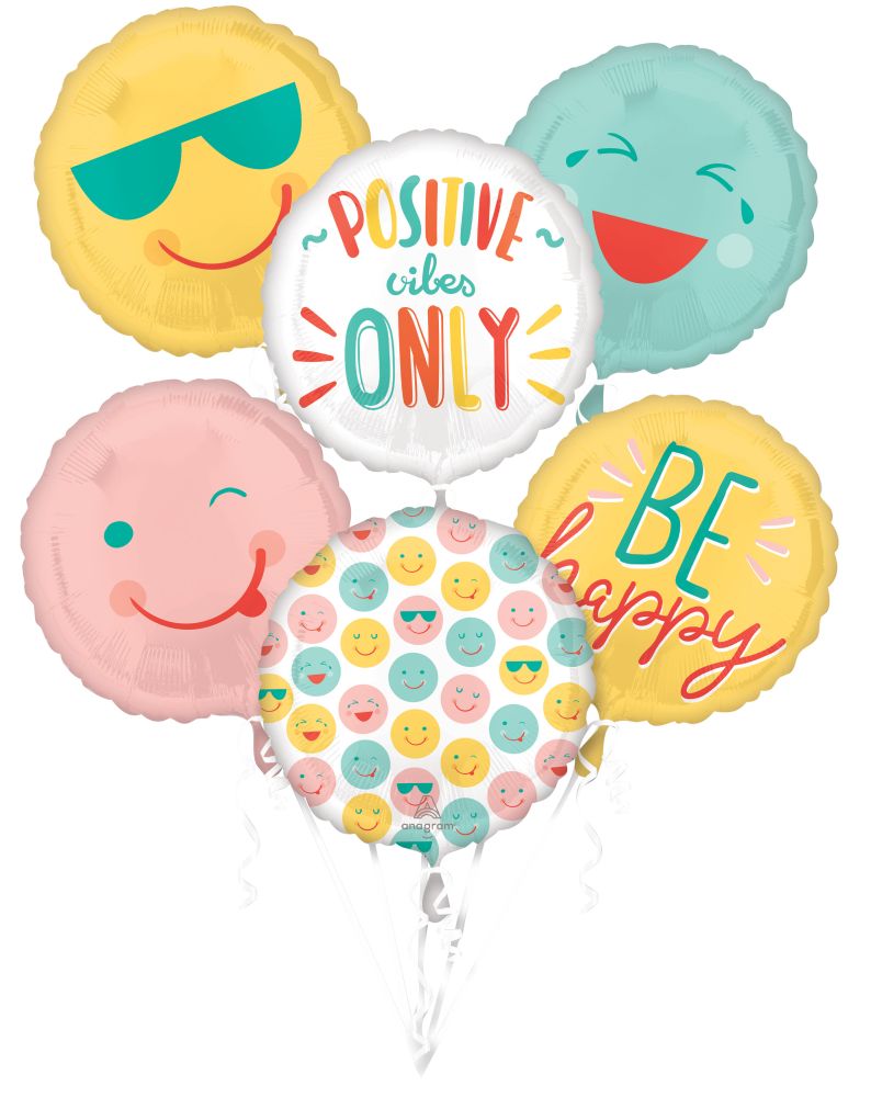 Balloon Bouquet Smile Faces