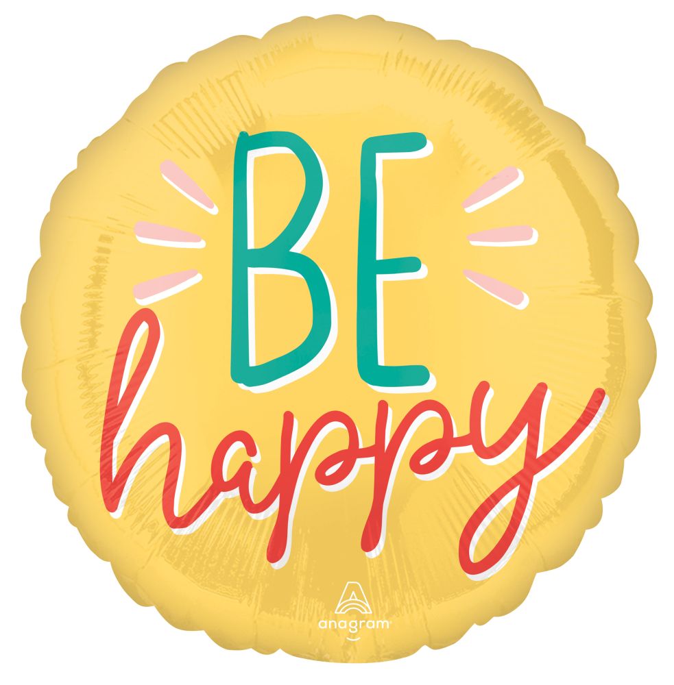 Standard Be Happy Balloon