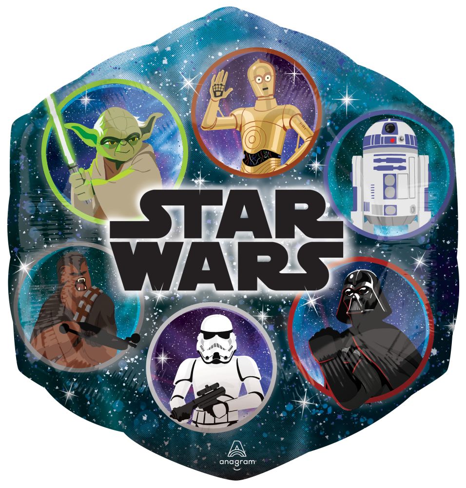 SuperShape Star Wars Galaxy Balloon