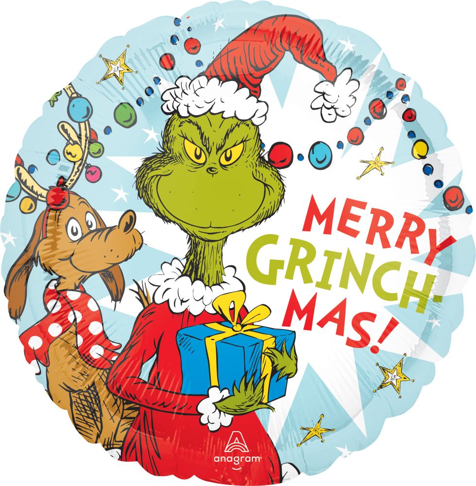 18" Grinch Christmas Balloon
