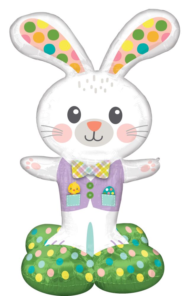 Airloonz Spotted Easter Bunny Balloon