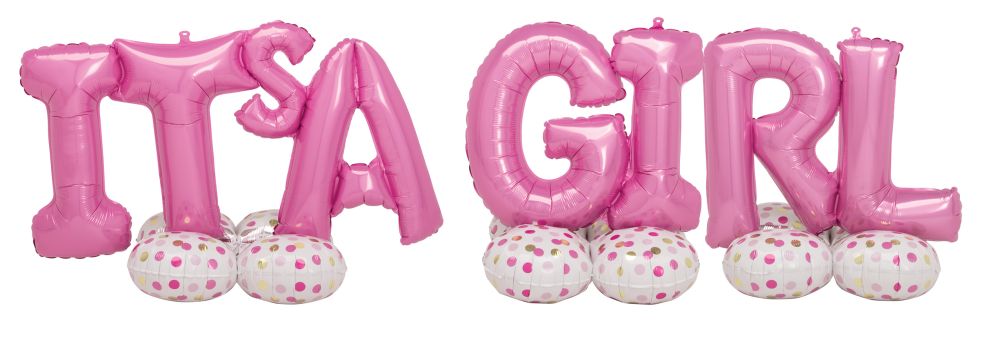 AirLoonz Its A Girl Kit Balloon
