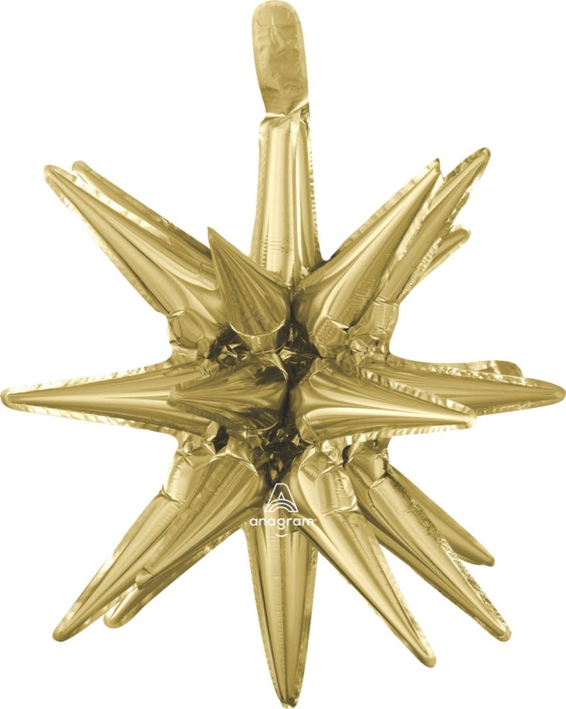 Magic Starburst 20" White Gold Balloon
