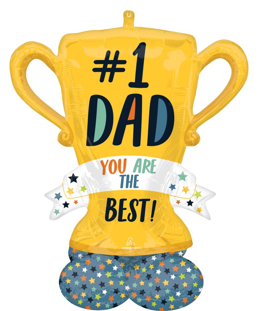 Airloonz Best Dad Trophy Balloon