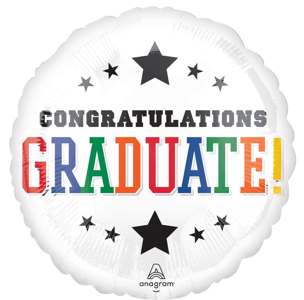 Jumbo Congratulations Graduation Brights Balloon