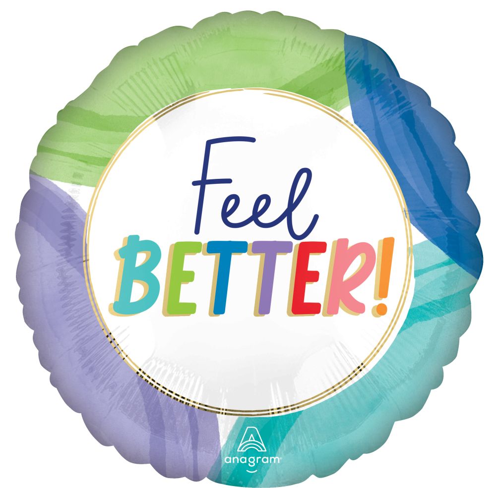 Jumbo Cutout Collage Feel Better Balloon