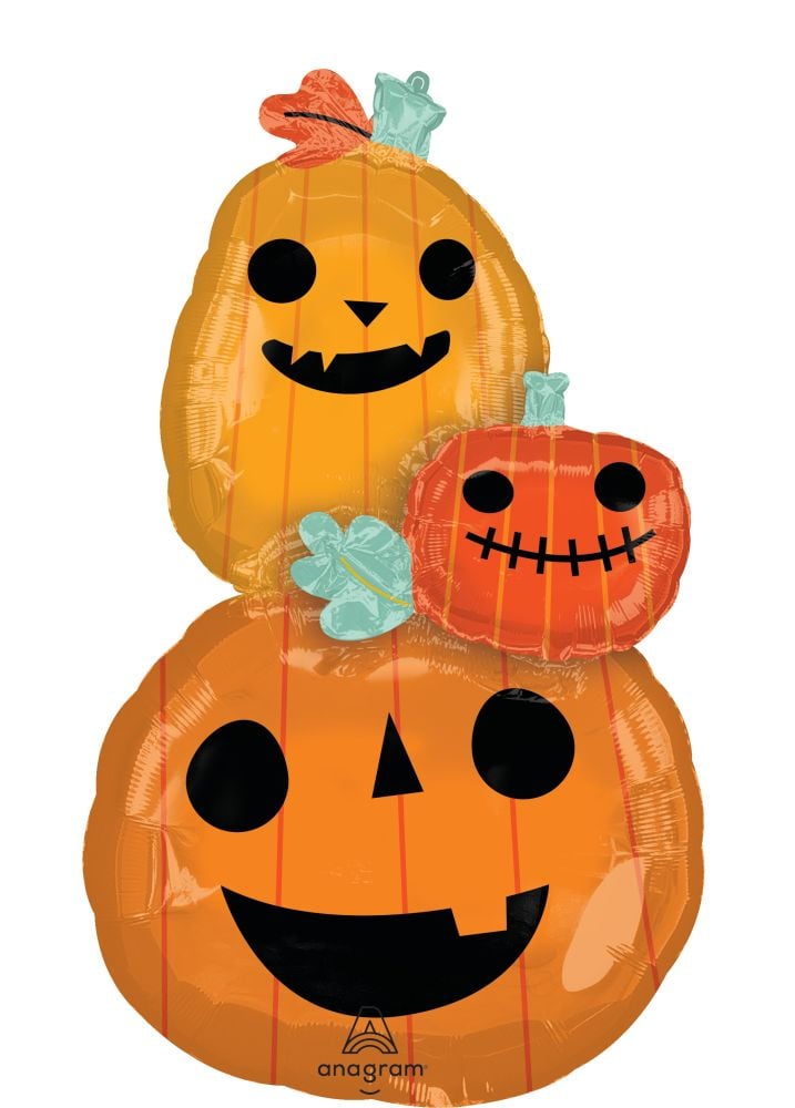 Multi-Balloon Classic Halloween Pumpkin Garland