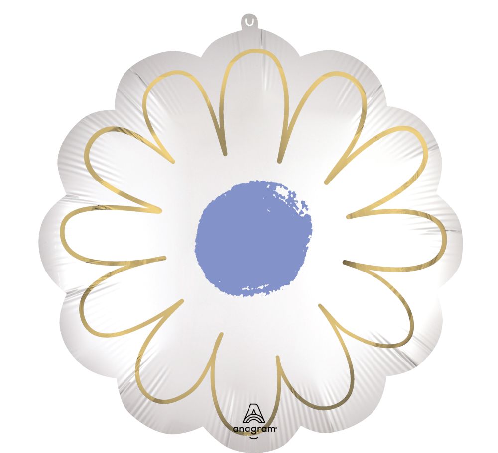 SuperShape Satin Purple Daisy Balloon
