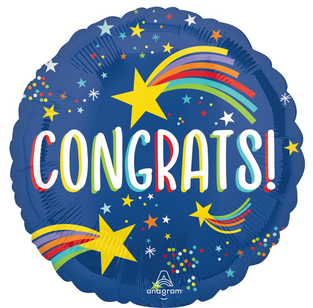 Jumbo Rising Star Congrats Balloon