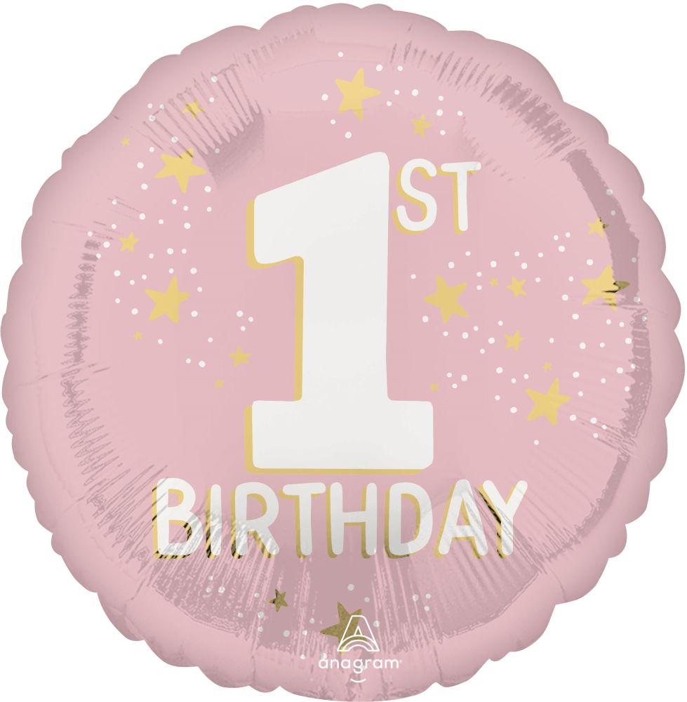 Standard Little Miss One-derful 1st Birthday Balloon