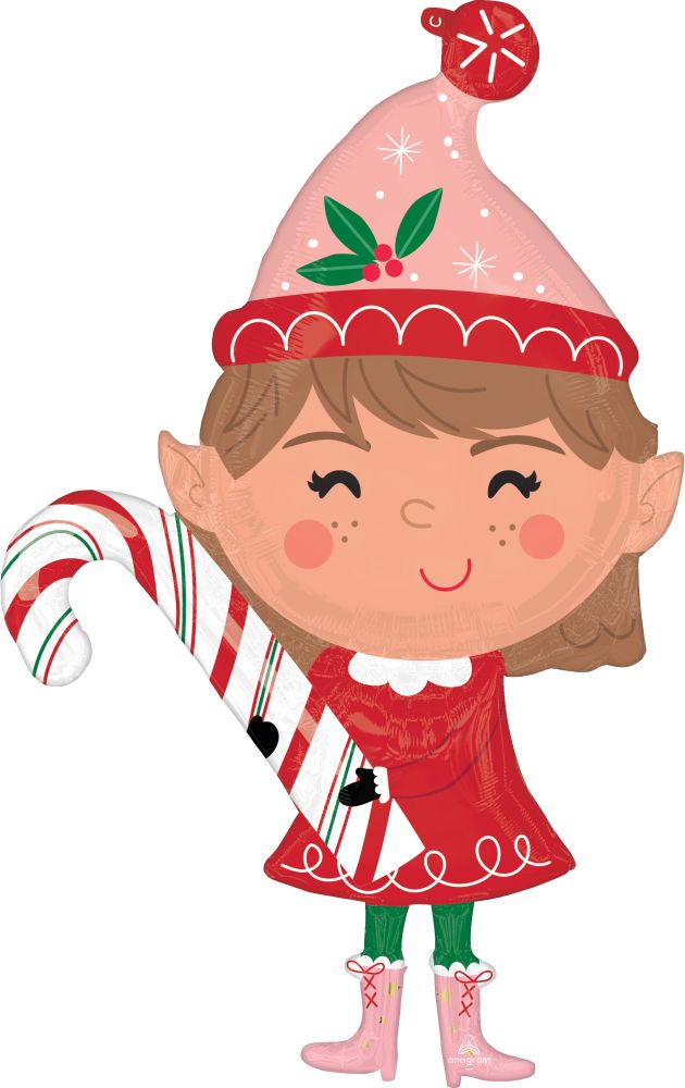 SuperShape Merry Christmints Elf Balloon