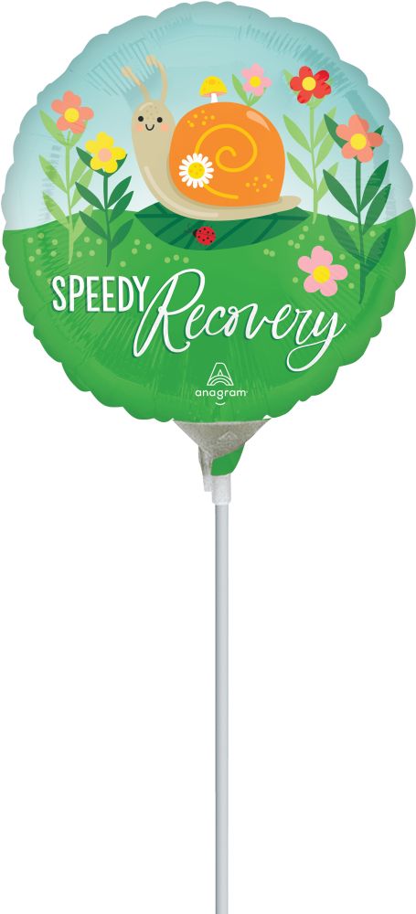 09" Speedy Recovery Balloon (Inflated with Cup and Stick)
