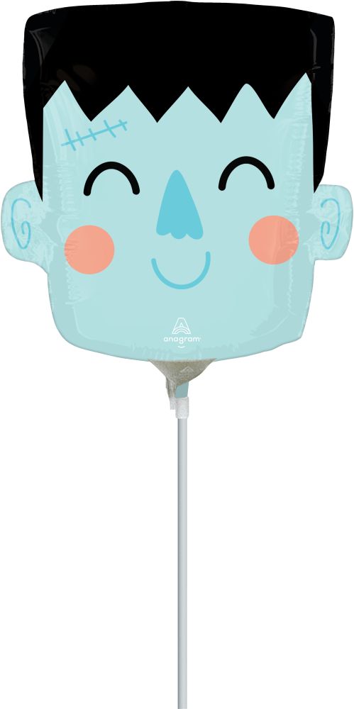 MiniShape Monster Mingle Head Balloon (Inflated with Cup and Stick)