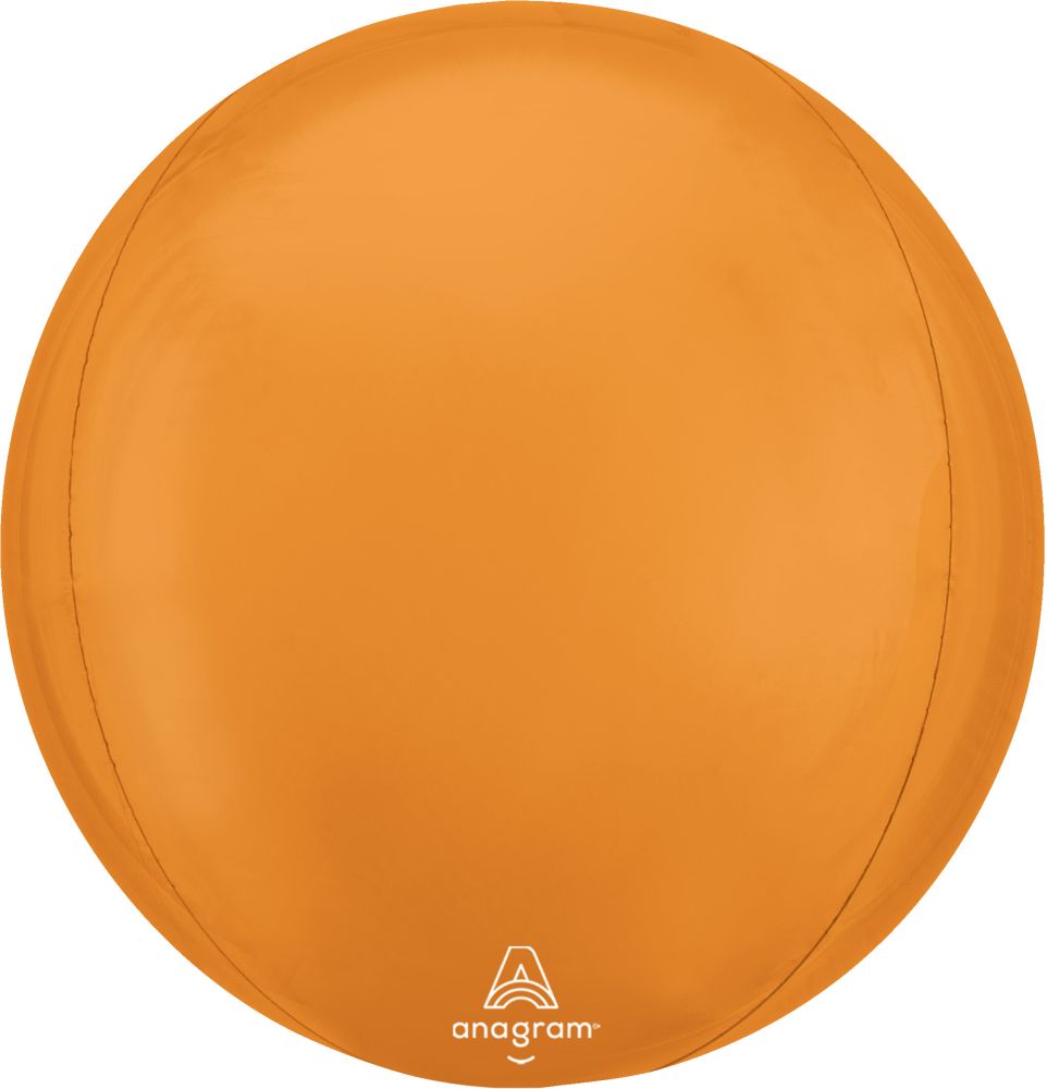 Orbz 16" Vibrant Orange Balloon